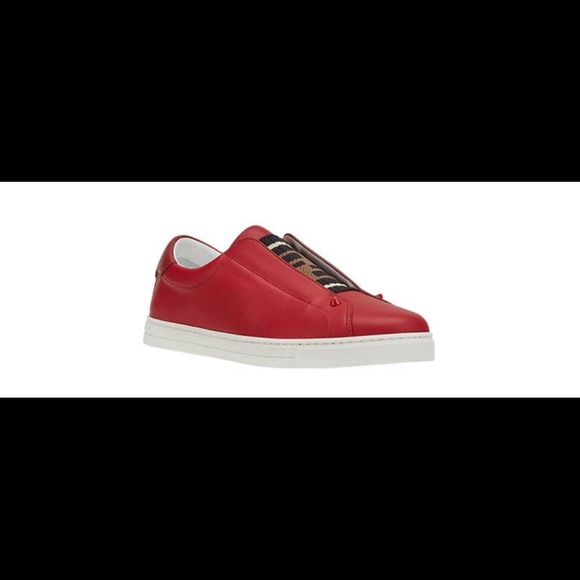 fendi sneakers red